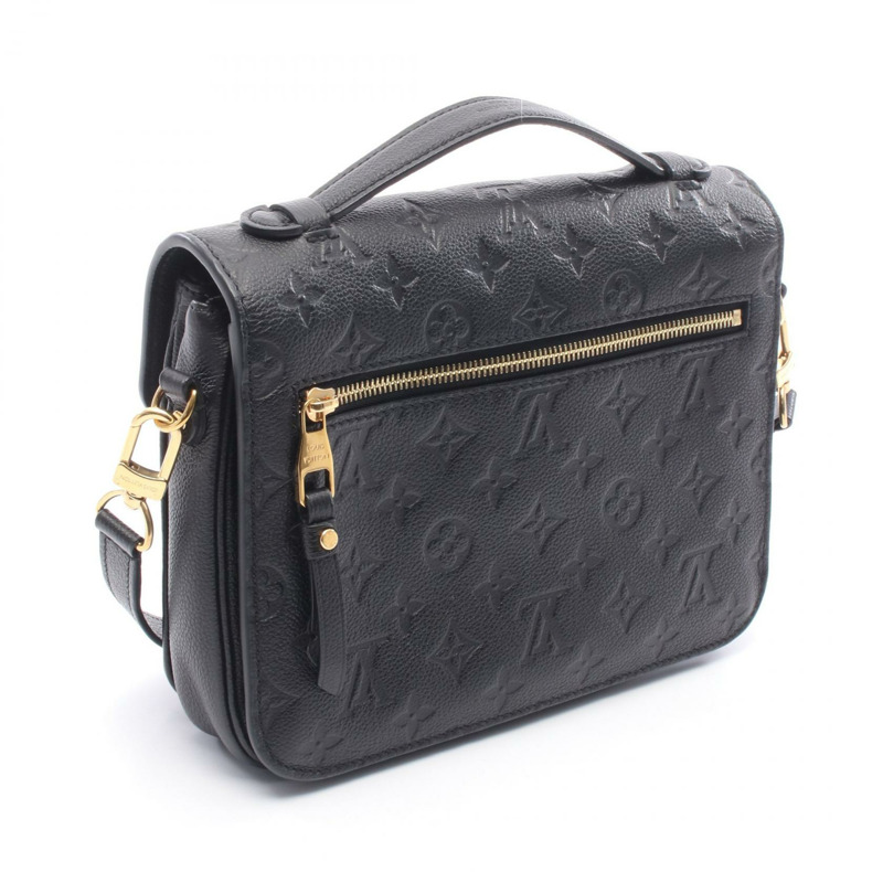 路易威登 Pochette Metis 中斜背包手提包 M41487 Monogram empreinte noir-1
