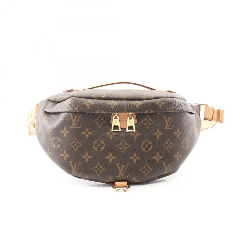 路易威登 (LOUIS VUITTON) 腰包 M43644 Monogram 皮革 棕色 二手 LV-0