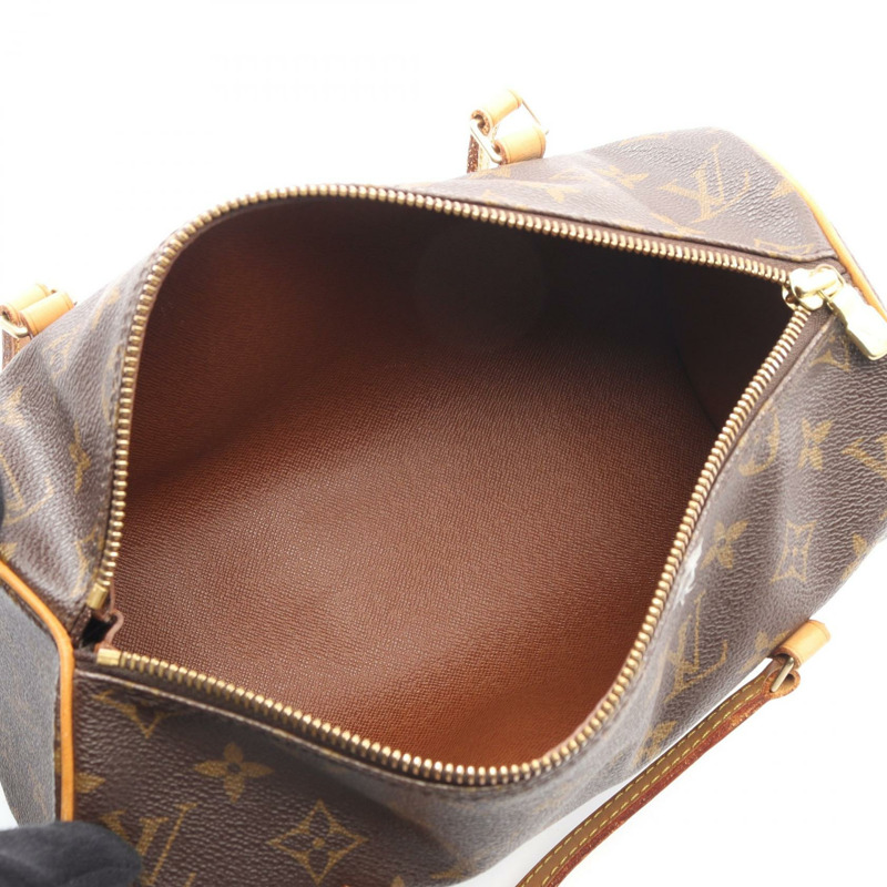 路易威登 Papillon 26 手提包 M51386 Monogram 皮革 棕色 二手 女士-2