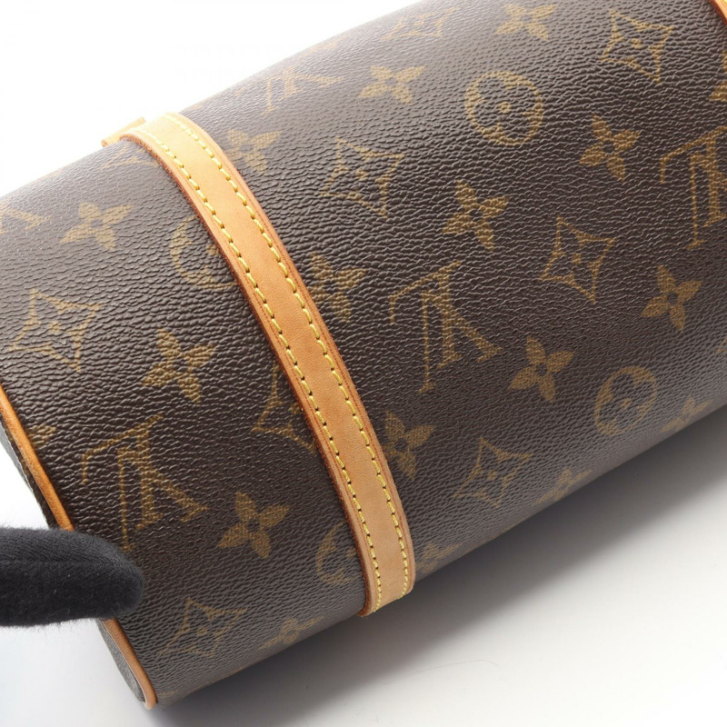 路易威登 Papillon 26 手提包 M51386 Monogram 皮革 棕色 二手 女士-7