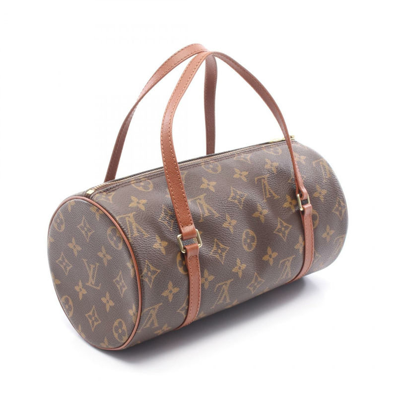 路易威登 Papillon 26 舊式單肩背包 M51366 Monogram 皮革 棕色 LV-1
