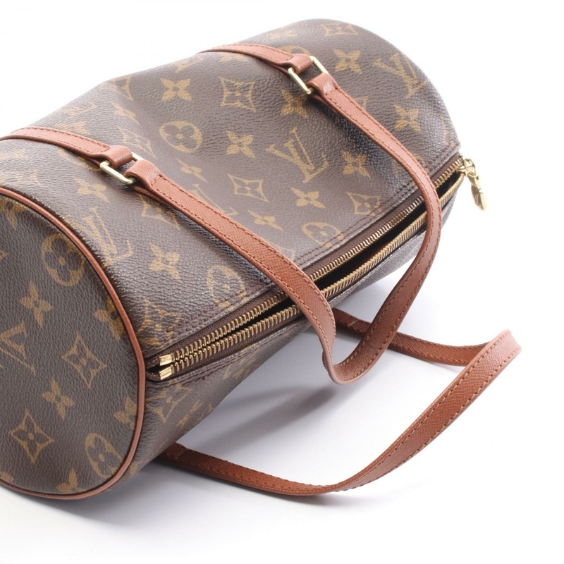 路易威登 Papillon 26 舊式單肩背包 M51366 Monogram 皮革 棕色 LV-5