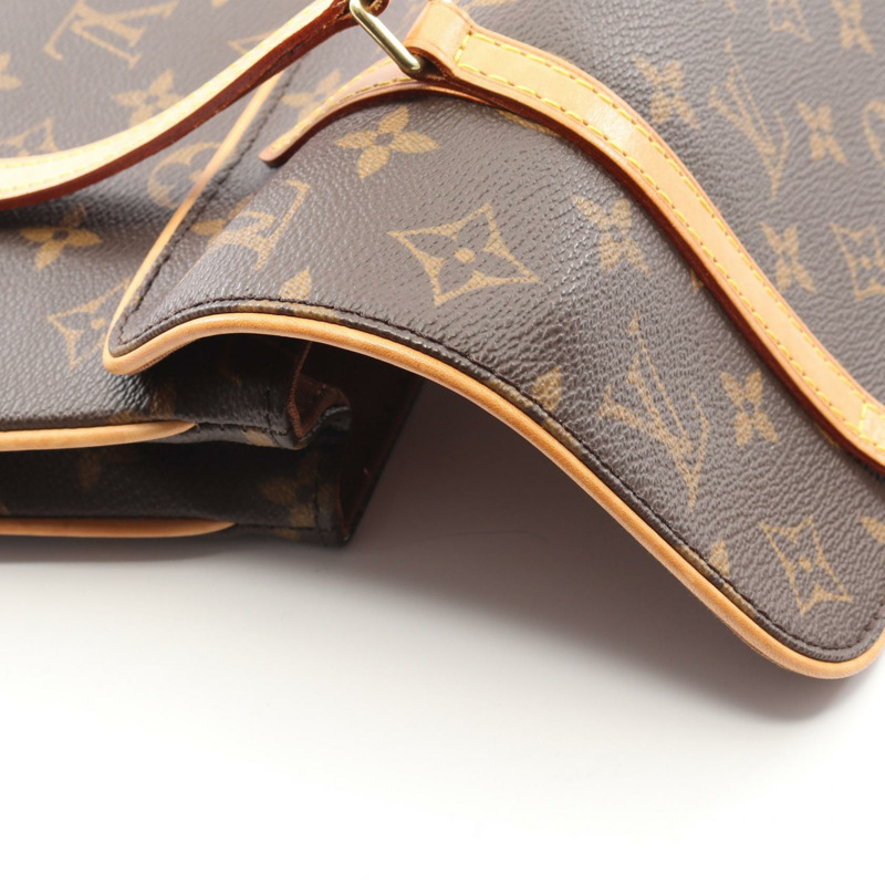 路易威登 Marelle 肩背包 M51157 Monogram 皮革 棕色 二手 女士-6