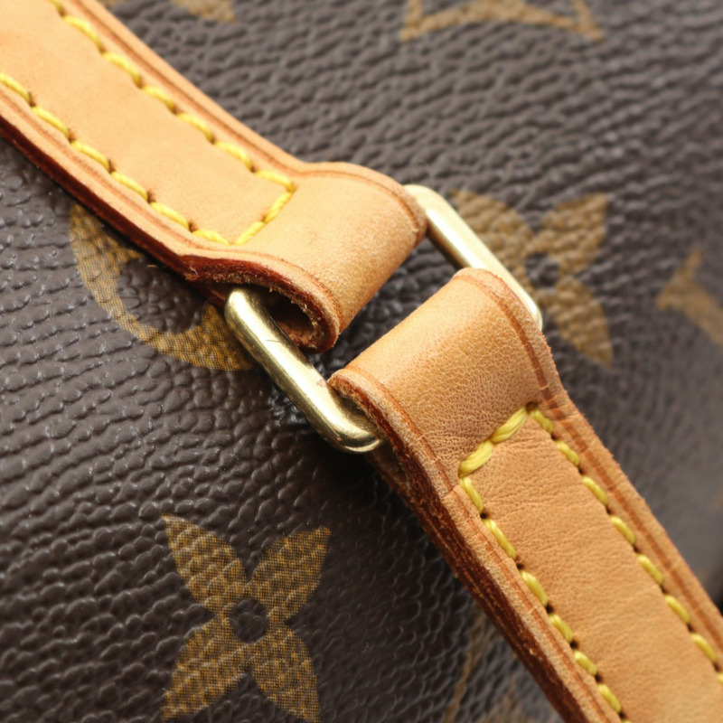 路易威登 Papillon 30 單肩手提包 M51385 Monogram 皮革 棕色 二手-8