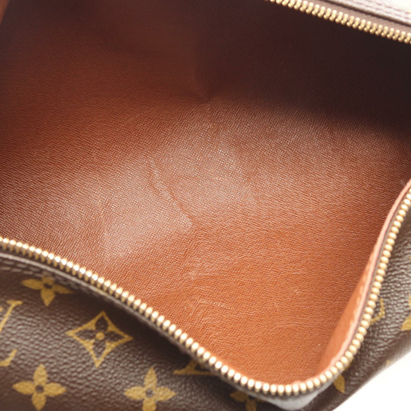 路易威登 Papillon 30 單肩手提包 M51385 Monogram 皮革 棕色 二手-10