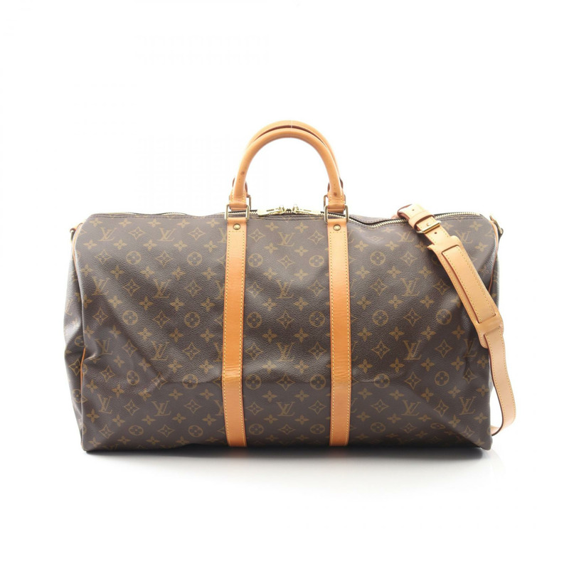 路易威登 Keepall Bandouriere 55 旅行手提包 M41414 Monogram 皮革 LV-0
