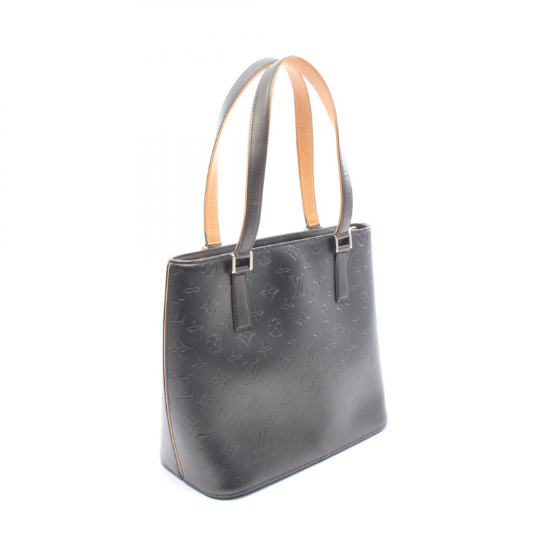 路易威登 Stockton 手提單肩包 M55112 Monogram Matt Noir 二手 LV-1