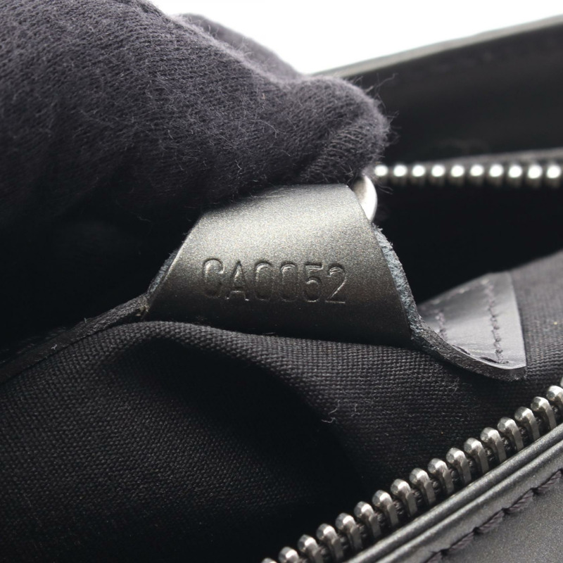 路易威登 Stockton 手提單肩包 M55112 Monogram Matt Noir 二手 LV-4