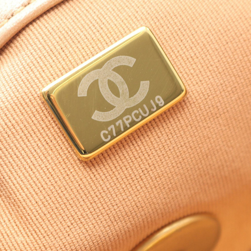 香奈兒 19 Matelasse 鏈條肩背包 羊皮 粉紅色 二手 女士 CC-4