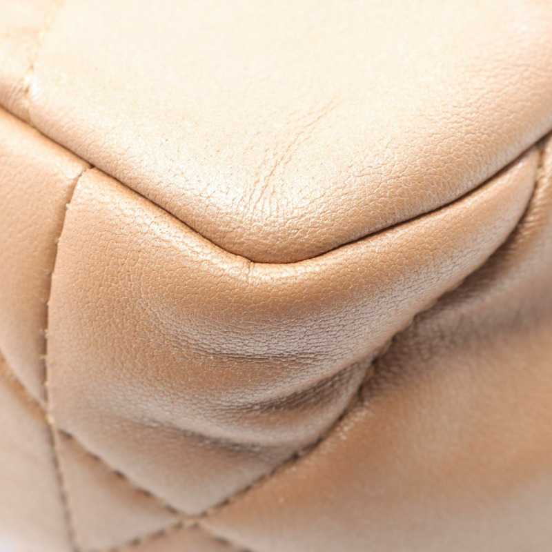 香奈兒 19 Matelasse 鏈條肩背包 羊皮 粉紅色 二手 女士 CC-6