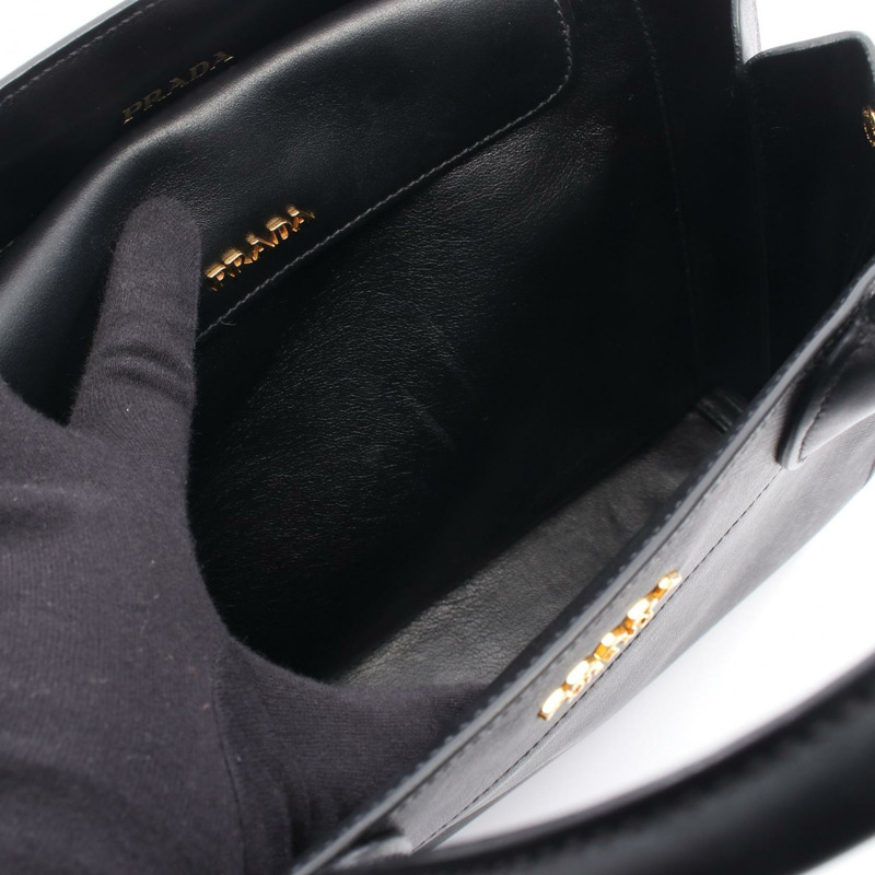 PRADA SAFFIANO CITY C Bibliotheque 單肩手提包 1BA049 Saffiano 皮革 二手-5