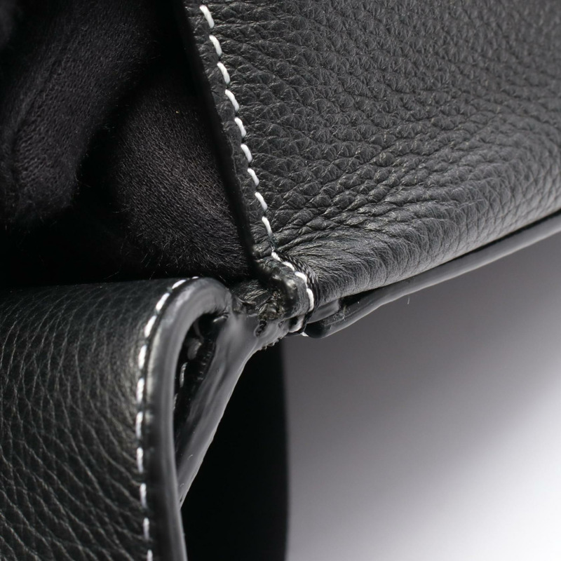 Christian Dior Gallop Maxi 男款黑色真皮雙肩包(二手)-4