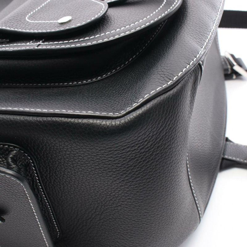 Christian Dior Gallop Maxi 男款黑色真皮雙肩包(二手)-5