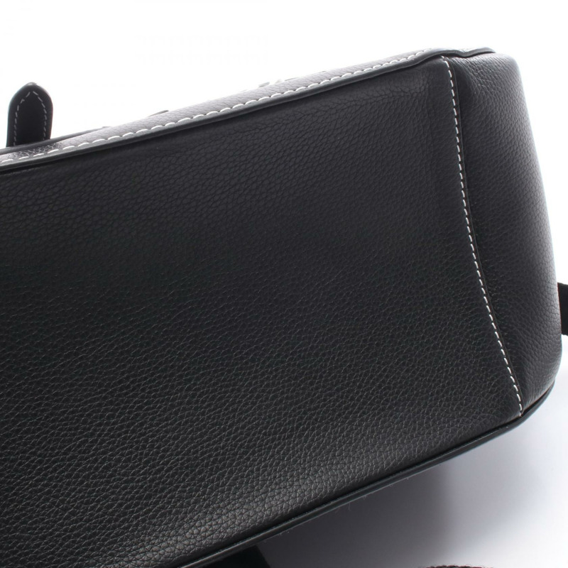 Christian Dior Gallop Maxi 男款黑色真皮雙肩包(二手)-8