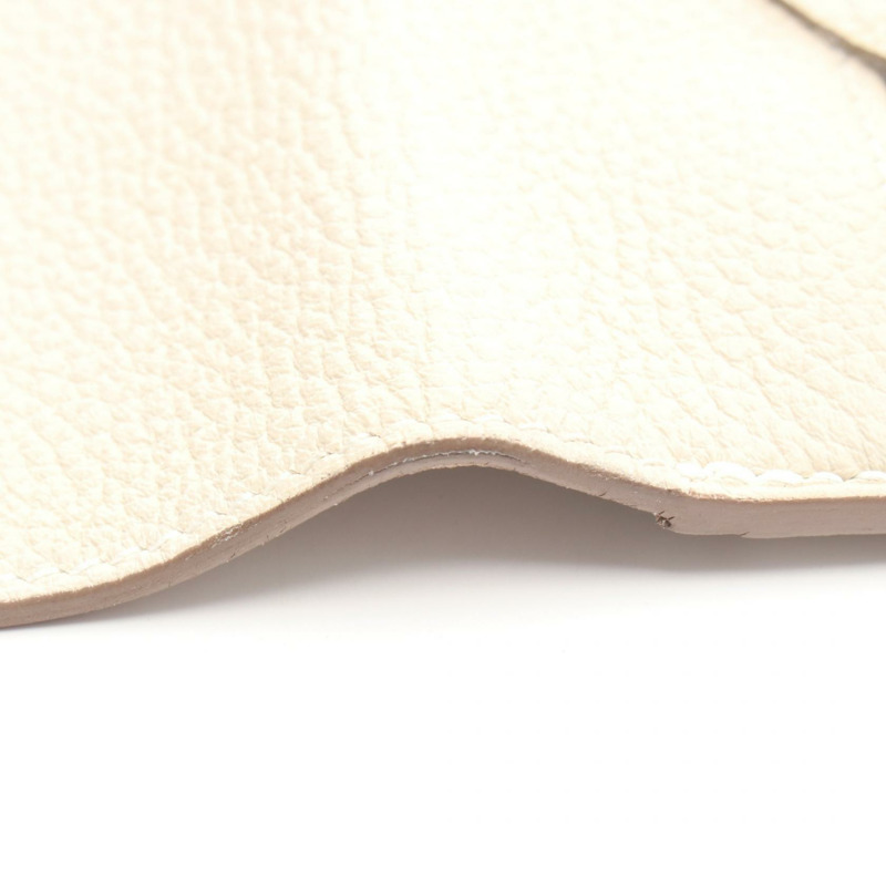 愛馬仕 Dogon 長版對折皮夾 Z Togo beton 二手女士 SHW-7