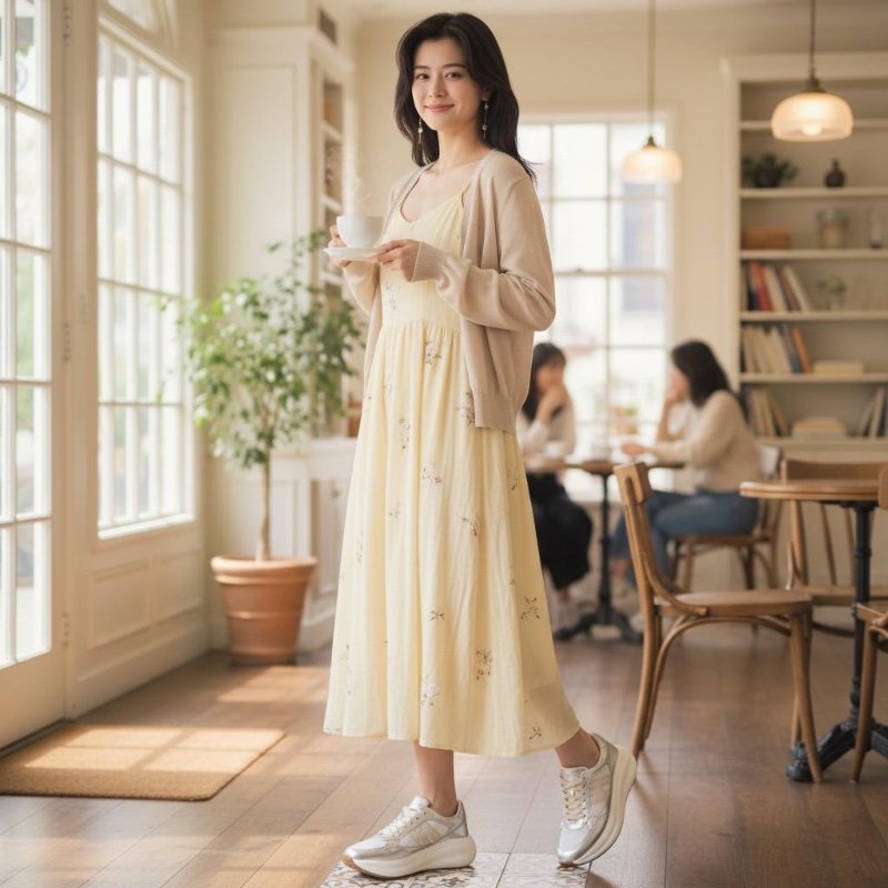 🌺2026春夏新品好價🌺Hogan 女款 Maxi I Active 厚底運動鞋 銀色/底高6.5公分 IT36/37/37.5/38/38.5/39-2