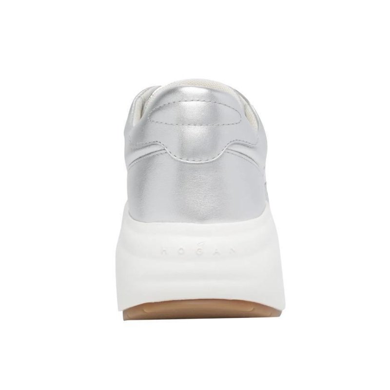 🌺2026春夏新品好價🌺Hogan 女款 Maxi I Active 厚底運動鞋 銀色/底高6.5公分 IT36/37/37.5/38/38.5/39-6