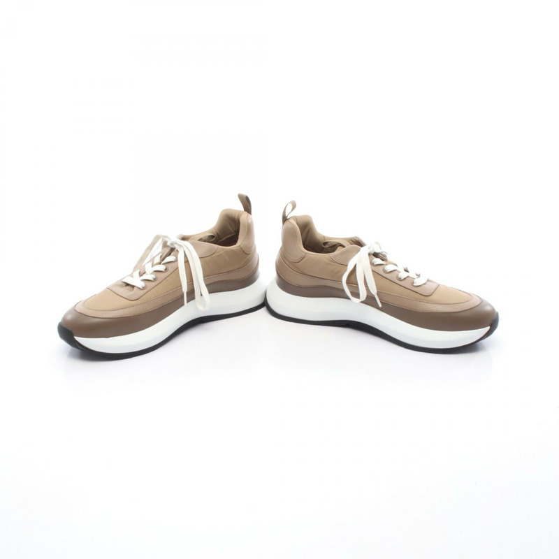 愛馬仕 Gram 運動鞋，尼龍皮革，灰色，二手，男士 42.5 碼-2