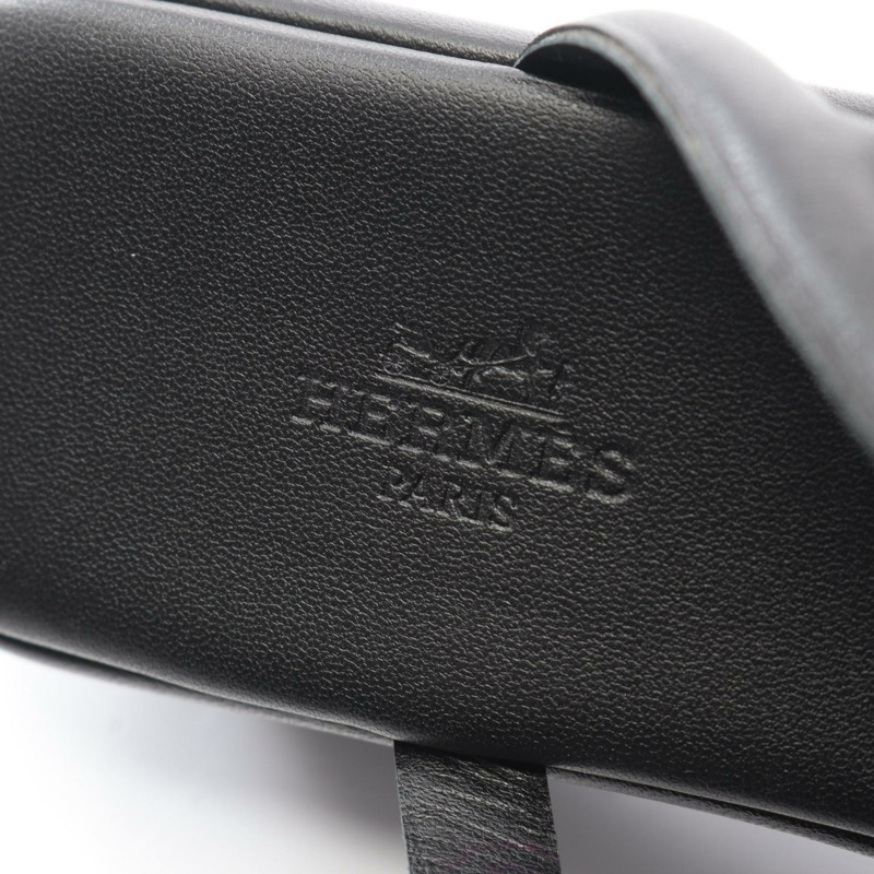 愛馬仕 Gypsy 涼鞋,黑色真皮,#38,二手女款-4