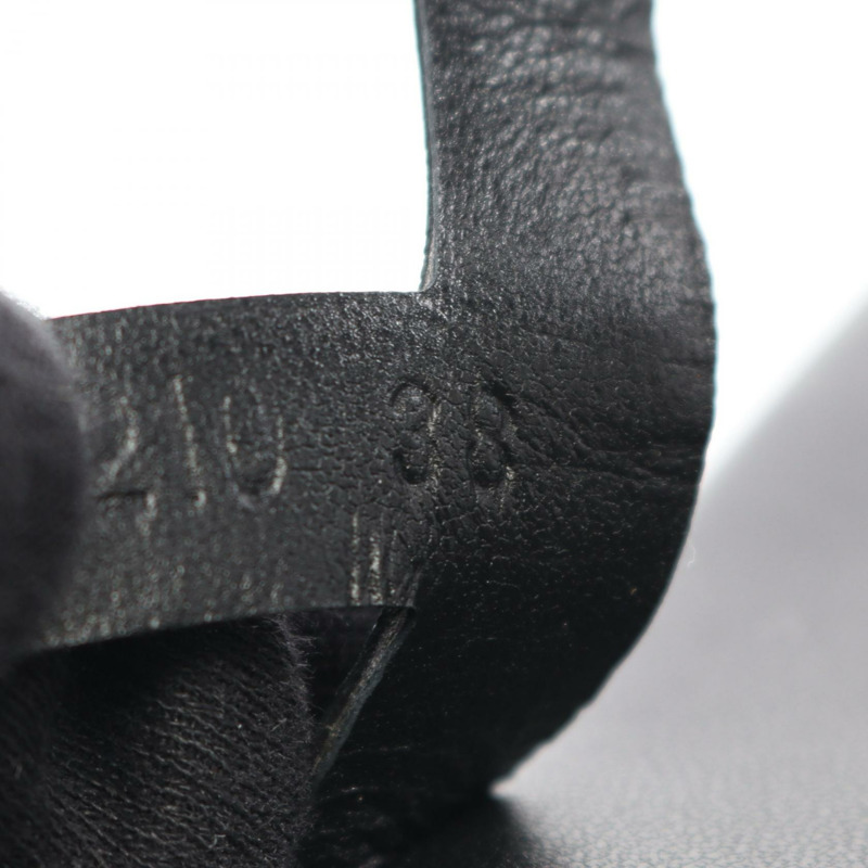 愛馬仕 Gypsy 涼鞋,黑色真皮,#38,二手女款-5