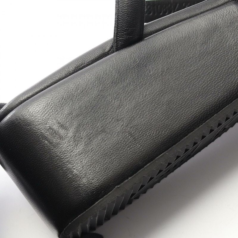 愛馬仕 Gypsy 涼鞋,黑色真皮,#38,二手女款-7