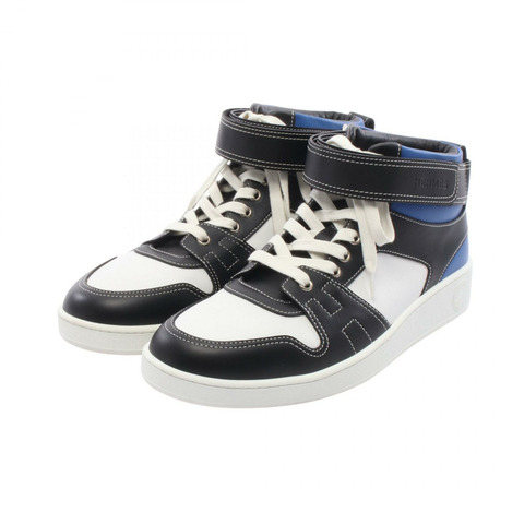 愛馬仕 Crude Cell Freestyle 運動鞋，黑色、白色、藍色皮革，#41，二手女款