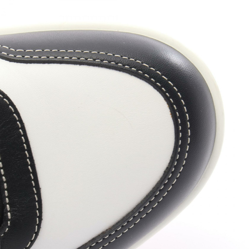 愛馬仕 Crude Cell Freestyle 運動鞋,黑色、白色、藍色皮革,#41,二手女款-9