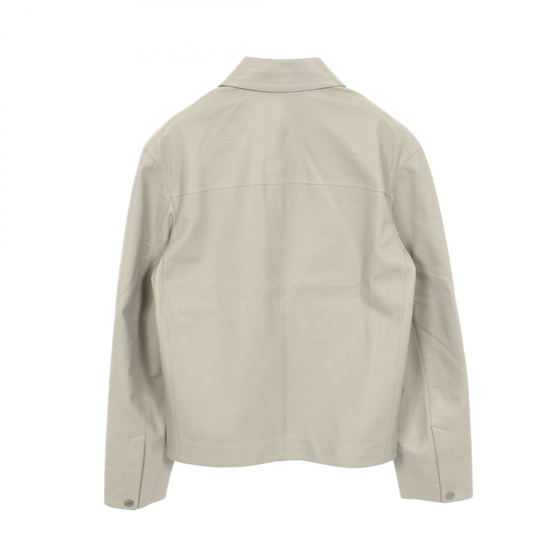 愛馬仕 Serie 紐帶皮革牛仔布灰色二手男裝-1