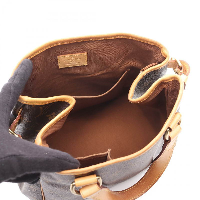 路易威登 Batignol 手提包 M51156 Monogram 帆布皮革棕色二手女士-2