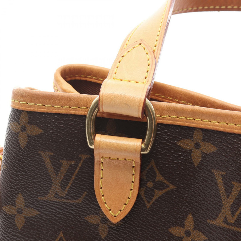 路易威登 Batignol 手提包 M51156 Monogram 帆布皮革棕色二手女士-11