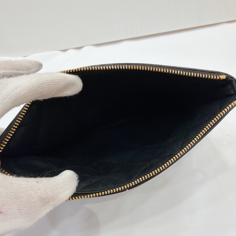 莉亞精品♡ Chanel AS3260 22bag 黑金小號 二手-17