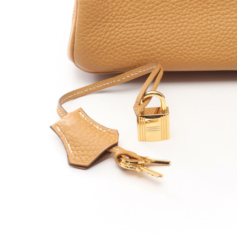 愛馬仕 Birkin 30 手袋 R Taurillon Clemence 天然貂皮色 GHW 二手女士-5