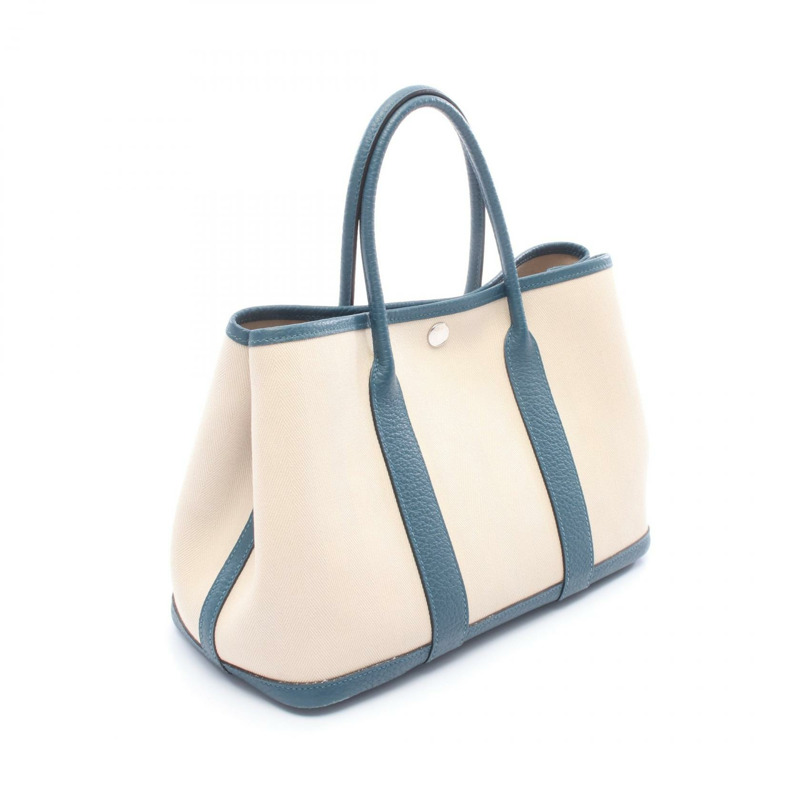 HERMES 花園派對 TPM 手提包 X Toile V 形鄉村自然 Colvert SHW-1