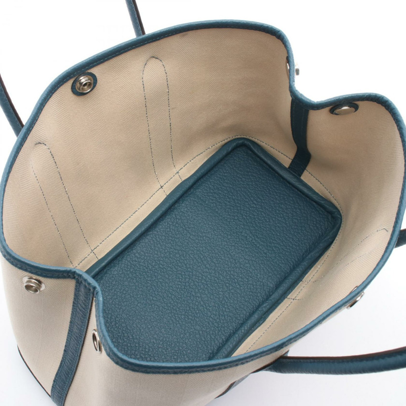 HERMES 花園派對 TPM 手提包 X Toile V 形鄉村自然 Colvert SHW-2