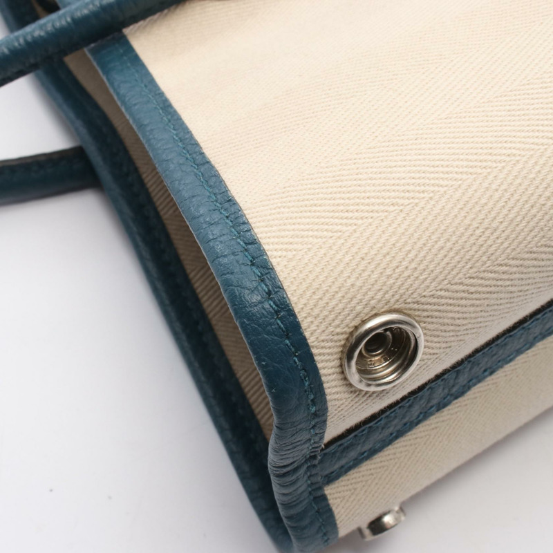 HERMES 花園派對 TPM 手提包 X Toile V 形鄉村自然 Colvert SHW-9