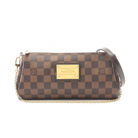 路易威登 Eva 鏈條肩斜背包 N55213 Damier 皮革 Ebene