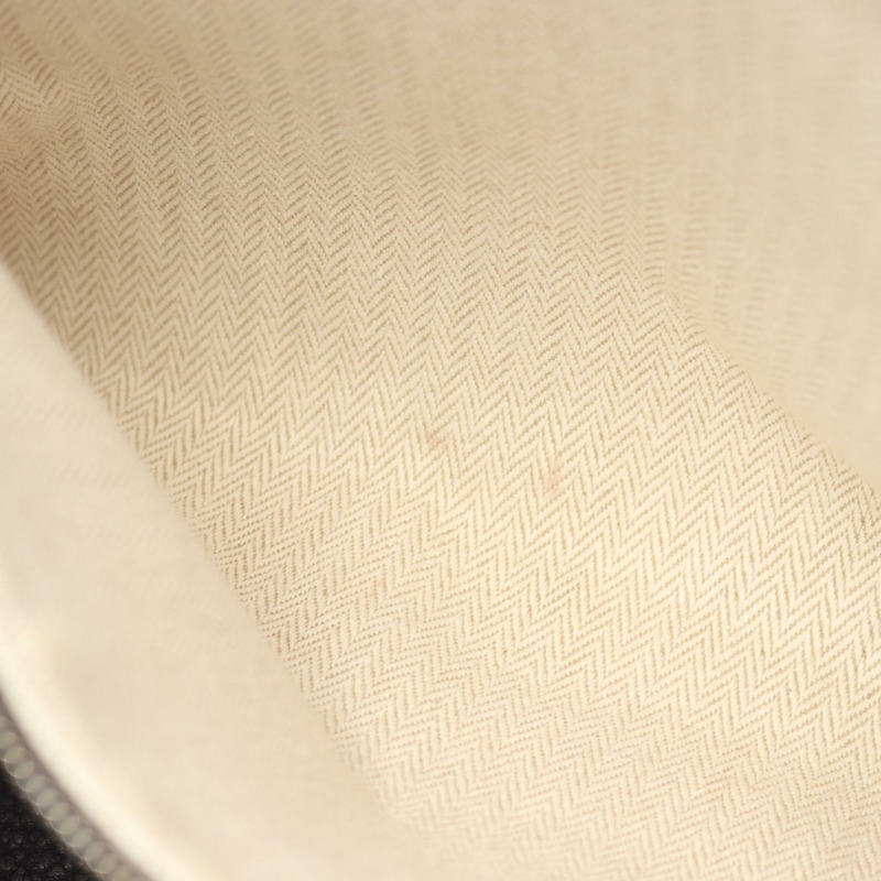 愛馬仕 Garden Party PM 手提包 D Negonda 黑色皮革二手女士 SHW-5