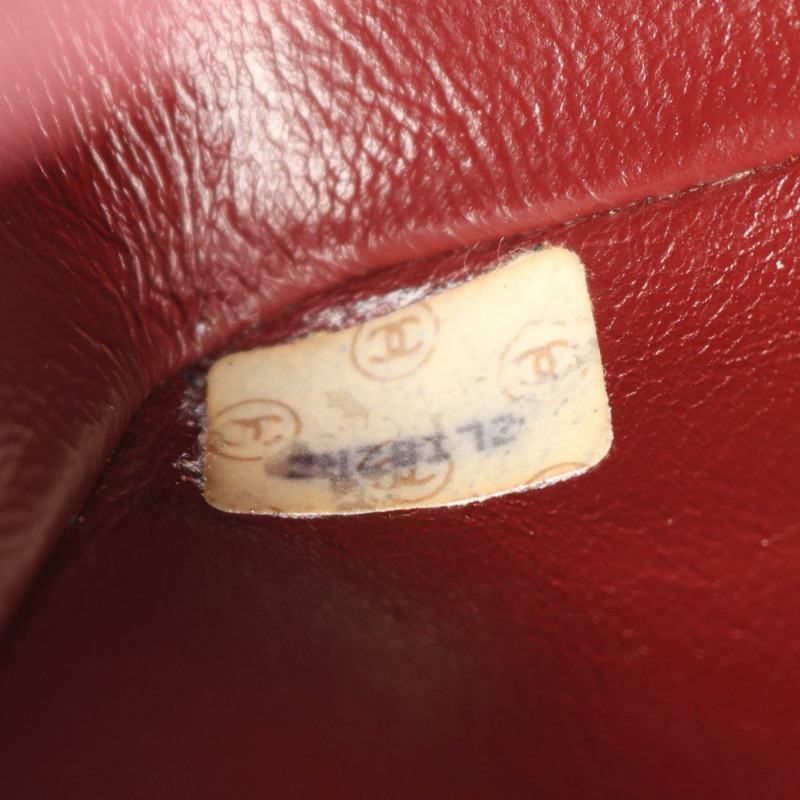 香奈兒 (CHANEL) 迷你絎縫 20 斜背鏈條包,羊皮材質,黑色,金色五金,二手 CC-4