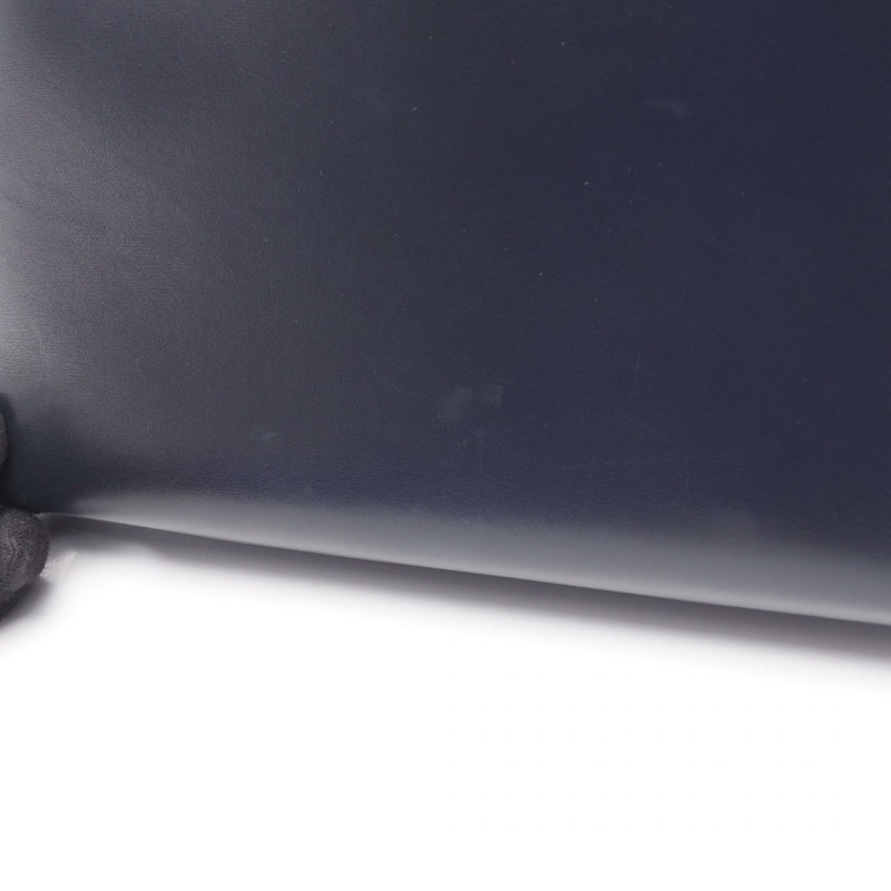 愛馬仕 Kelly 28 單肩手提包,Box 小牛皮,靛藍色,二手,金色五金-10