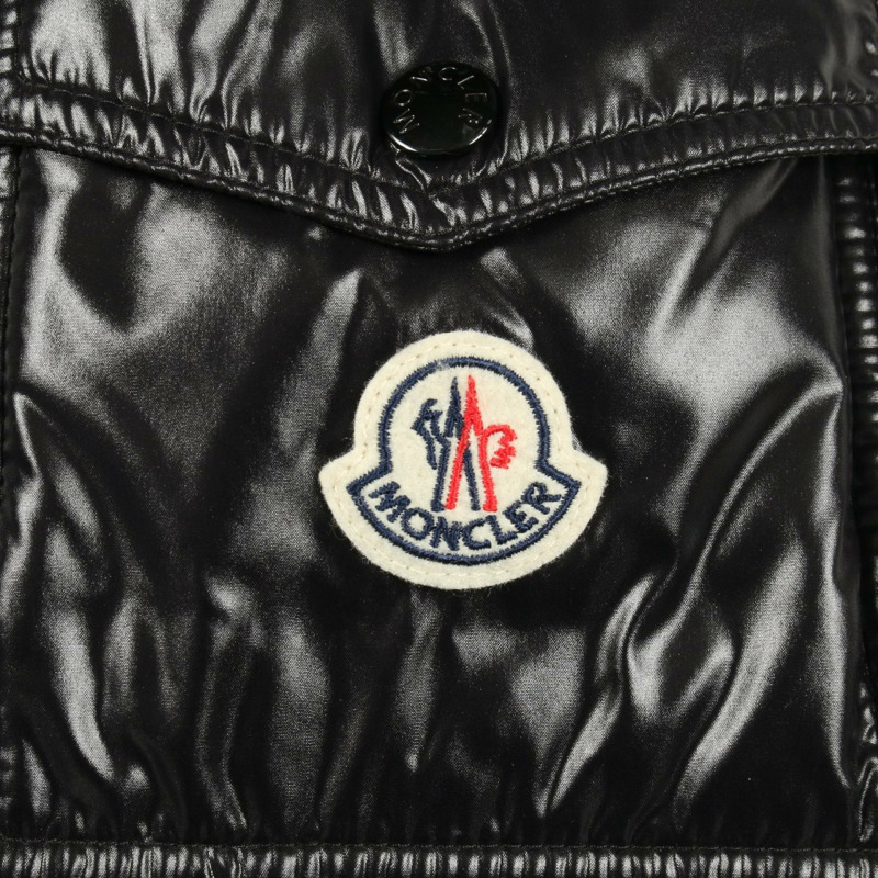 MONCLER MAYA 男士黑色尼龍羽絨外套(二手)-6