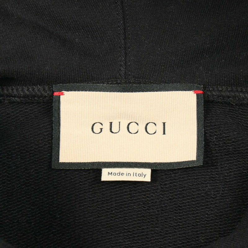 GUCCI LOVE PARADE 連帽衫 615061 純棉 黑色 多色 二手 男款 M 碼-2