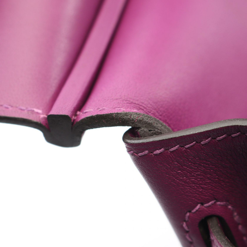 愛馬仕 Birkin 25 手袋 Z Swift 皮革 Anemone 紫色 二手 女士 SHW-7