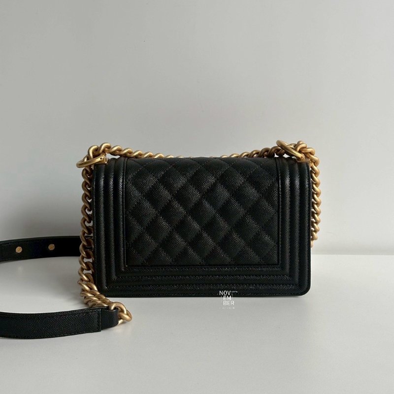 閒置新🖤 全配有購證🙌🏻 Chanel 香奈兒 Boy 20 黑金-6