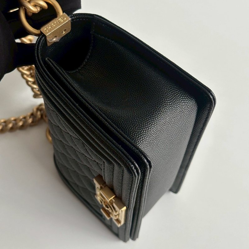 閒置新🖤 全配有購證🙌🏻 Chanel 香奈兒 Boy 20 黑金-10