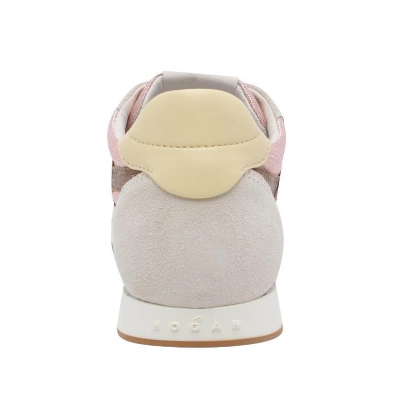 Hogan 女款 Athletic 復古跑鞋運動鞋 粉色/底高5.6公分 IT36/36.5/37/37.5/38/38.5/39-6
