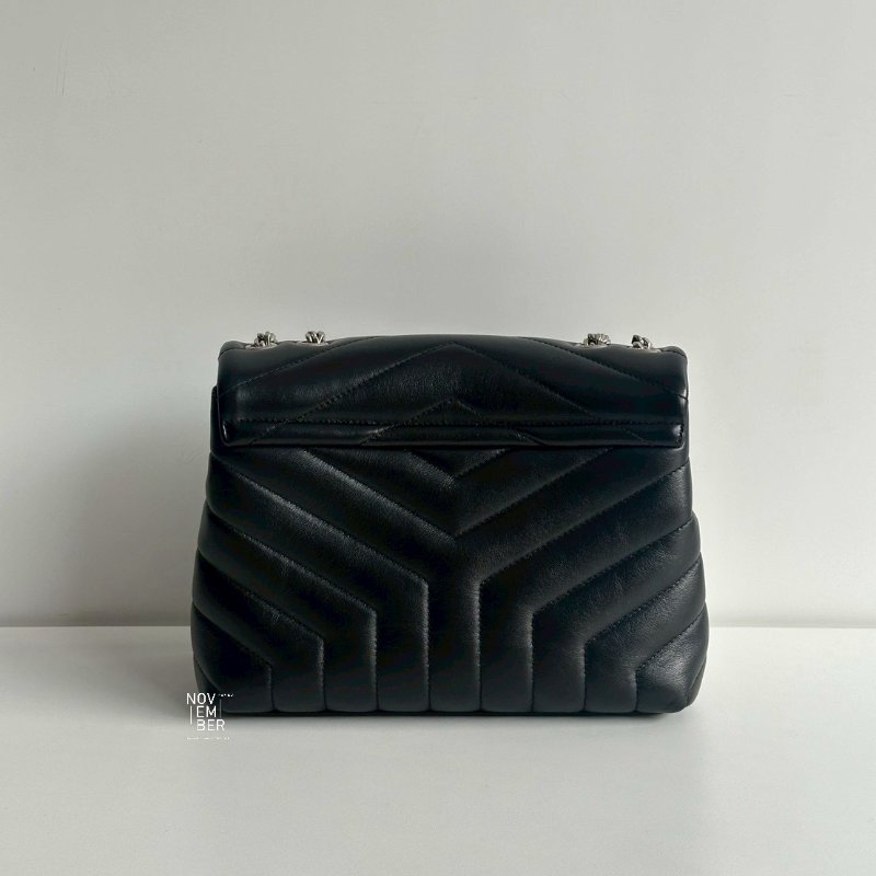 99新🆕 Saint Laurent YSL 聖羅蘭 LouLou 黑銀中號-5