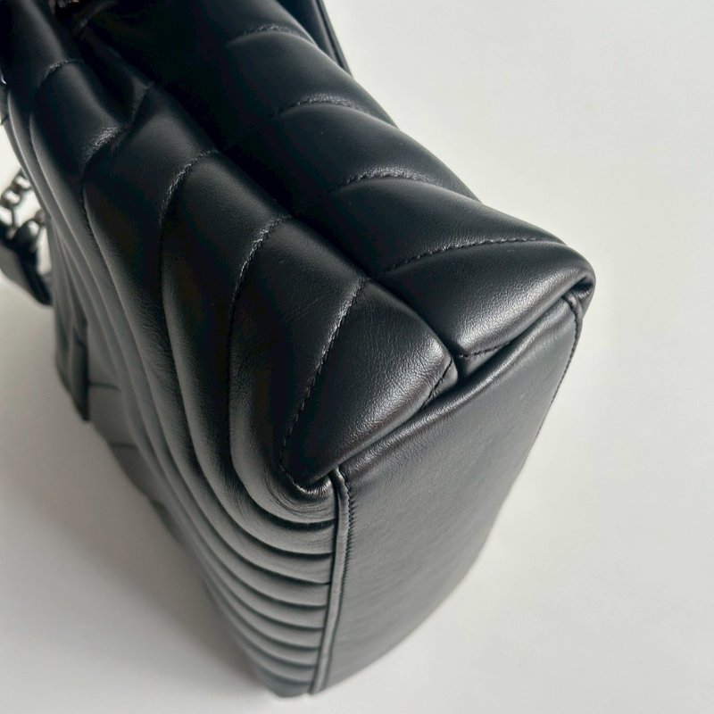 99新🆕 Saint Laurent YSL 聖羅蘭 LouLou 黑銀中號-8