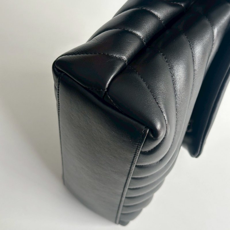 99新🆕 Saint Laurent YSL 聖羅蘭 LouLou 黑銀中號-9