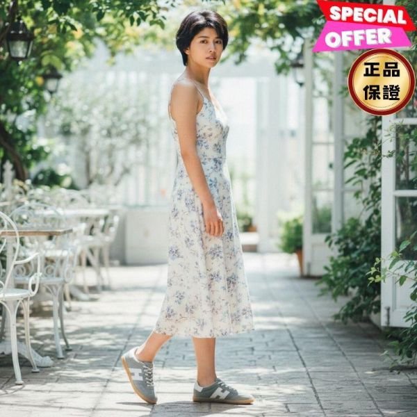 Hogan 女款Cool 絨面革網眼拼接運動鞋 灰色白色/底高2.5公分 IT36/36.5/37/37.5/38/38.5/39-0