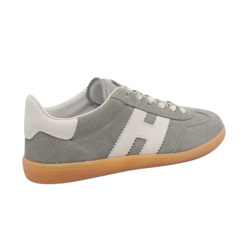 Hogan 女款Cool 絨面革網眼拼接運動鞋 灰色白色/底高2.5公分 IT36/36.5/37/37.5/38/38.5/39-8